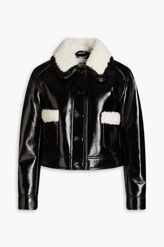 CLAUDIE PIERLOT Faux Shearling Jacket