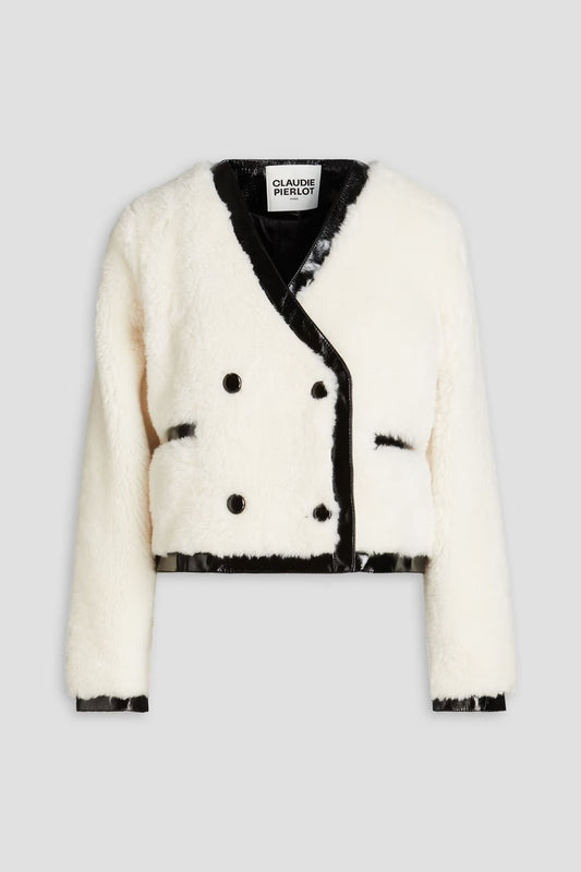 CLAUDIE PIERLOT Faux Fur Jacket